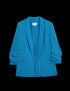 Ruched Sleeve Blazer